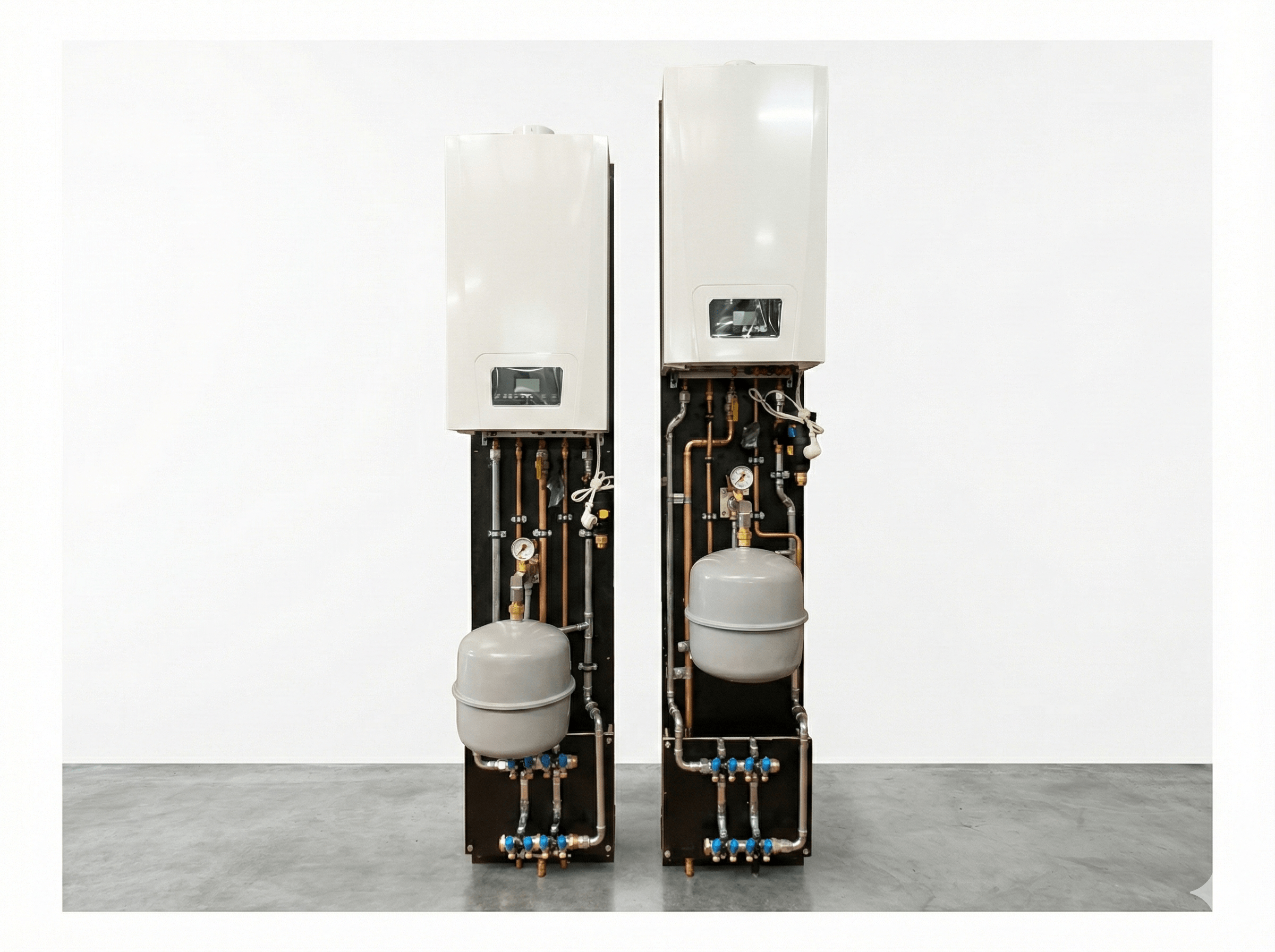 Twee Serrtech prefab CV modules naast elkaar